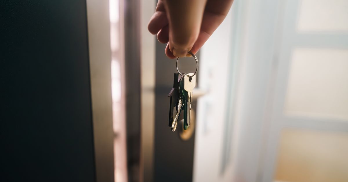 locksmith unlocking front door — Mike Columbia Locksmith